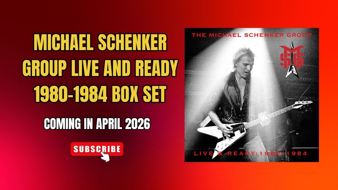 Michael Schenker Group Live 1980-1984 Box Set Coming April 2026