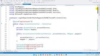 Login, SignUp, Change Profile with AutoMapper in Entity Framework Core and ASP.NET Core API - Part 2