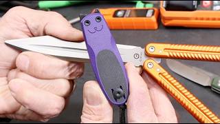 Cats and Butterflies: CIVIVI Safety Knives. Slipjoint Flipper, Trainer Purr Dracolisk Braxx