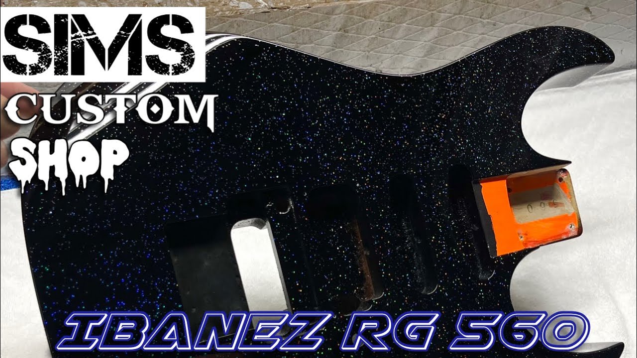 Ibanez RG560 guitar - Holoflake finish