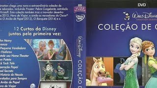 Menu Dvd Walt Disney Animation Studios Coleção De Curtas Disney 2015