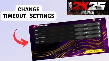How to change Timeout Settings in NBA 2K25 Mobile