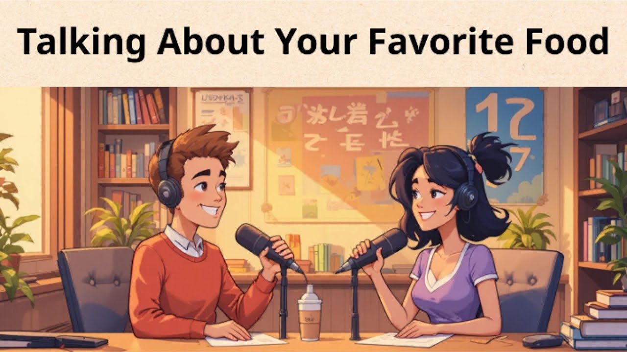 Beginner English Listening Funny Dialogue About Your Favorite Food