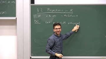 Dr Robin Hillier | Operator Algebras Pt2