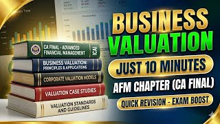 Business Valuation in 10 Mins 💯 | CA Final AFM Quick Revision | Exam Oriented