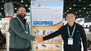 Sunled Group presented our innovative smart electric kettle at IHA in Chicago from March 17-19.