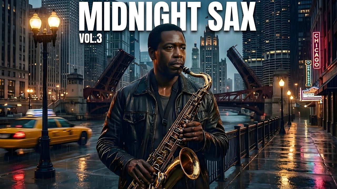 MIDNIGHT SAX – Velvet Lounge Vol. 3 | 80s Cinematic Noir Night Drive (Full Album)