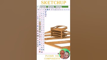 S4U to Component - Face Curver to Component -How to make a wooden shelf using
