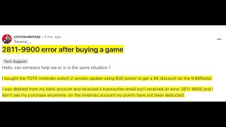 How To Fix Nintendo Switch Error Code 2811-9900