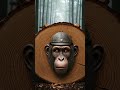rescue a monkey from wood tod #shorts #funny #animals