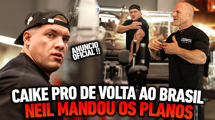 CAIKE PRO IS BACK IN BRAZIL - NEIL HIL SENT THE NEW PLANS !!!