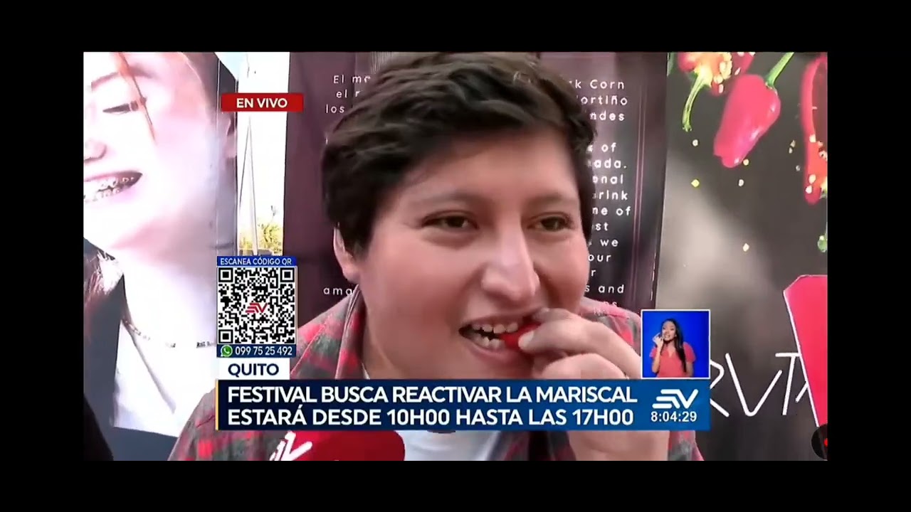 Chili Fest en La Mariscal. En Vivo transmisión con Ecuavisa YouTube