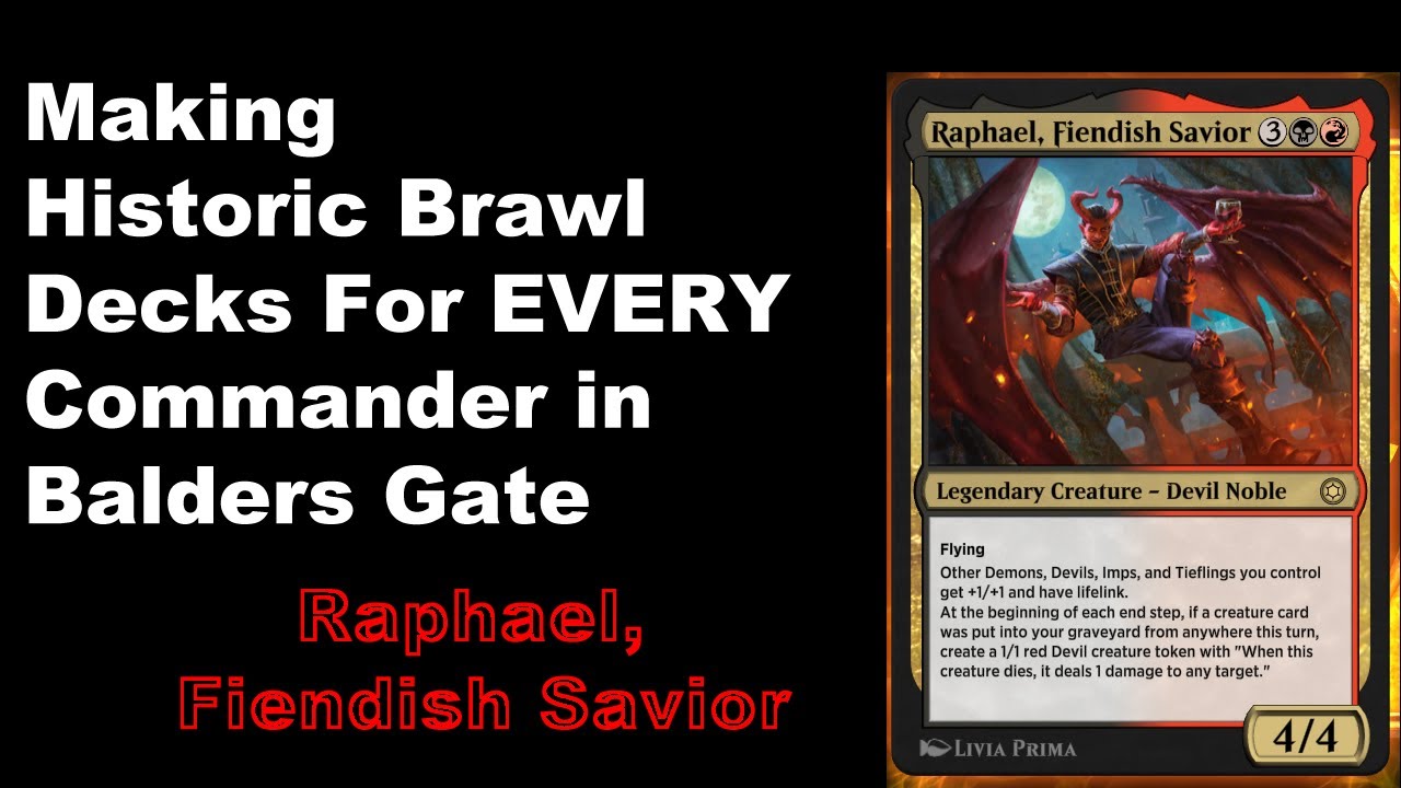 MTG Raphael, Fendsh Savor FOL ETCHED Commander Legends Baldur's