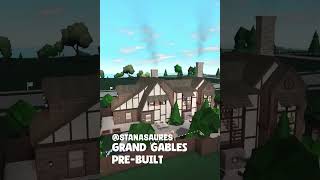 Grand Gables Prebuilt | Outside #bloxburg #gaming