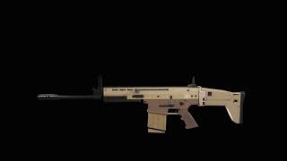 fn scar 360 turntable marmoset toolbag maya - substance painter