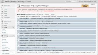 Hide Items in the Wordpress Sidebar