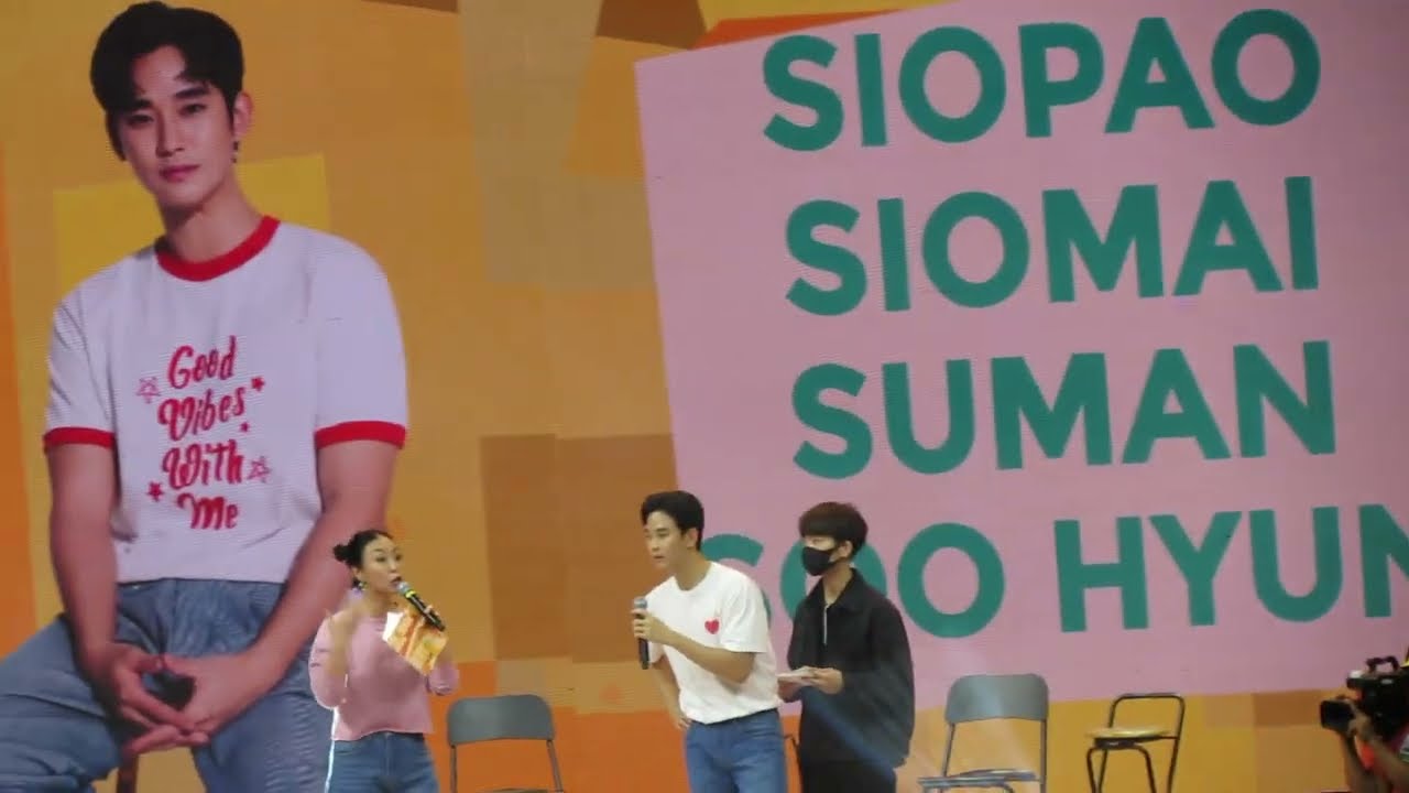 Ким Су Хён: испытание на скороговорку с фанатом - встреча с фанатами BENCH