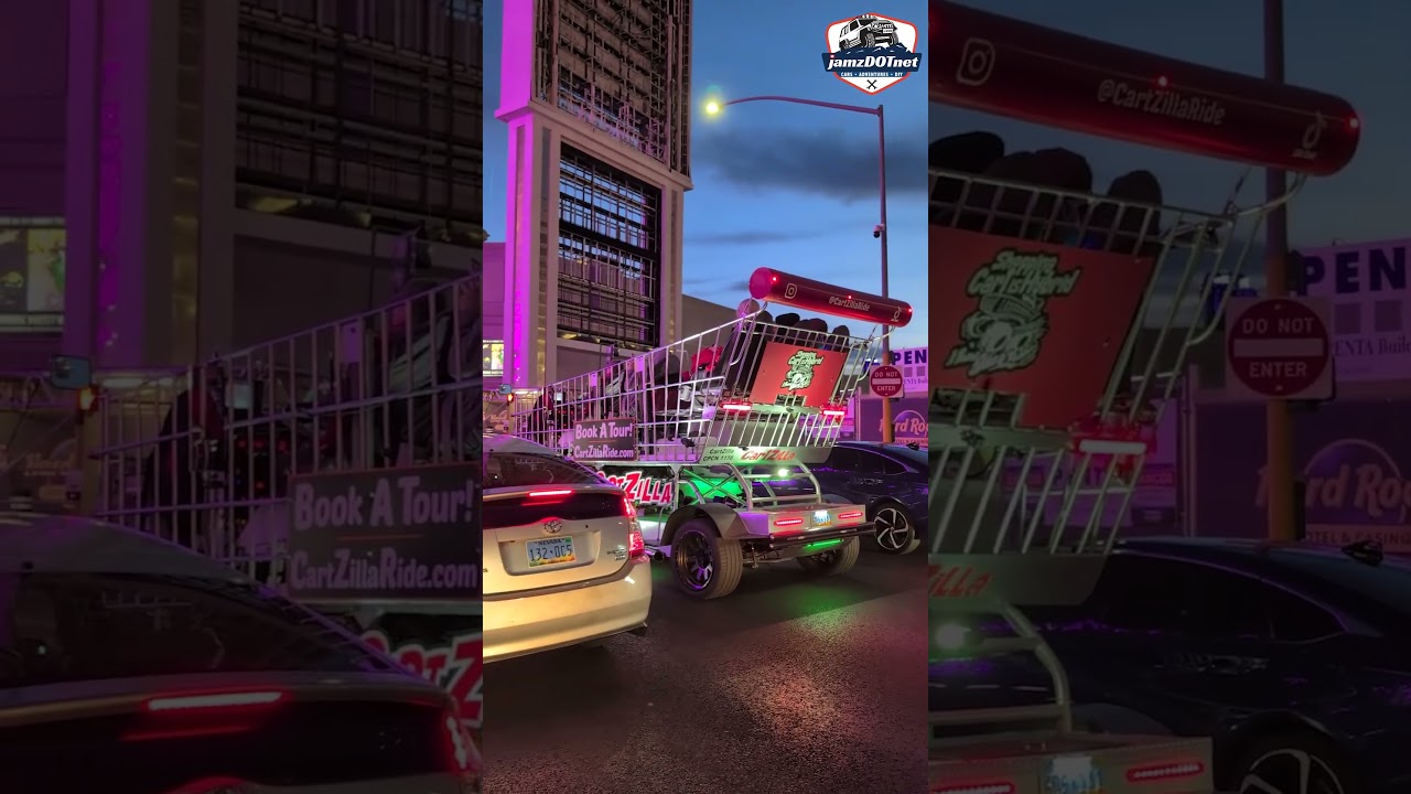 It's the shopping cart car in Las Vegas - would you cruise this?