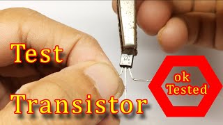 Test Transistor  without multimeter |Easy Electronics project