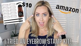 EYEBROW STAMP KIT FROM AMAZON!?