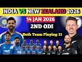 India vs New Zealand 2nd Odi Match Playing 11| India Vs Newzealand 2nd  Odi best Playing 11 2026