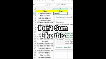 Trick to sum these numbers in seconds in excel 💪