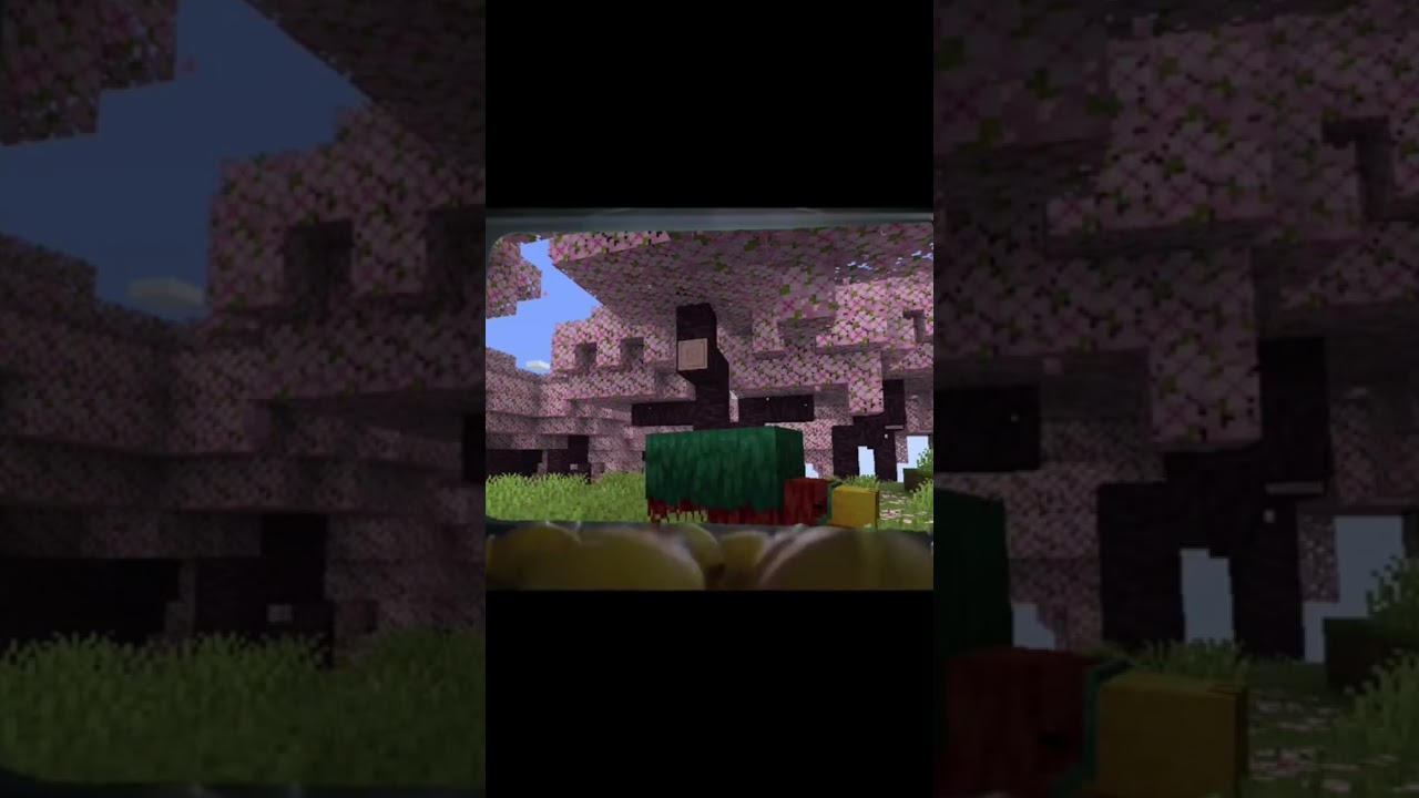 Do you like the new biome 🌸? #minecraft #minecraftshorts #minecraftmemes