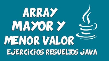 🍵 Mayor y menor elemento de un arreglo en JAVA
