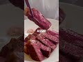 ASMR 発酵熟成肉を2種類の塩で食べる Eatingsounds 咀嚼音 Food Beefsteak 