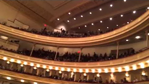 A quick insiders box tour of Carnegie Hall
