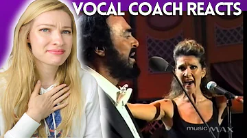 Vocal Coach Reacts: Luciano Pavarotti & Celine Dion - I Hate You Then I Love You