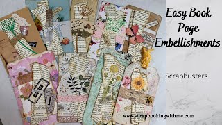 EASY BOOK PAGE JOURNAL EMBELLISHMENTS ~ INSPIRED BY NATASHA