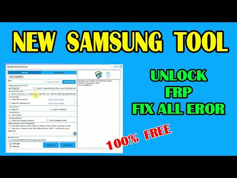 Cheetah Tool Free Version unlock samsung,FRP,100% - YouTube