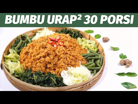 Menu Nasi Urap Komplit