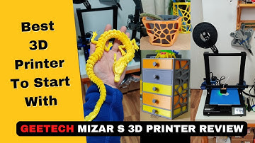 Geeetech Mizar S Auto Leveling Dual Z Axis feature packed 3D Printer