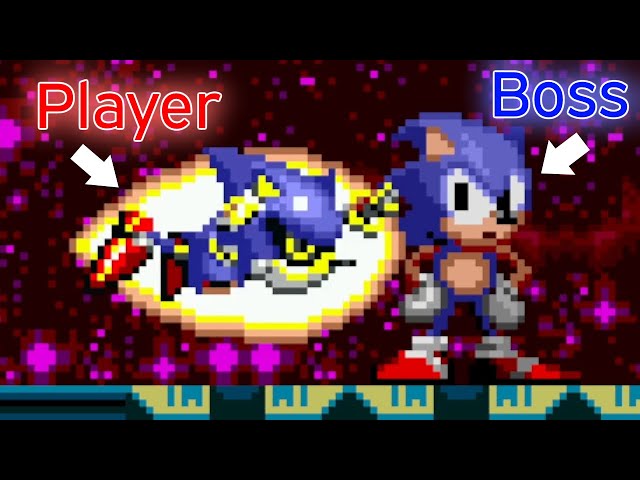 If Majin Sonic was the boss in Sonic CD ~ Sonic CD mods ~ Gameplay 