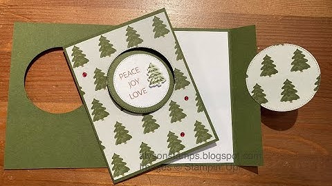 Flap Fold Peek Through Stamping Tutorial Technique Tuesday