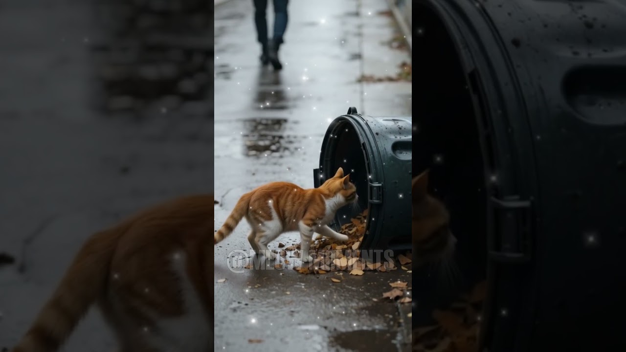 A poor cat finds food. 😔😔😔😔#carrotknows #cat #catlover #funny