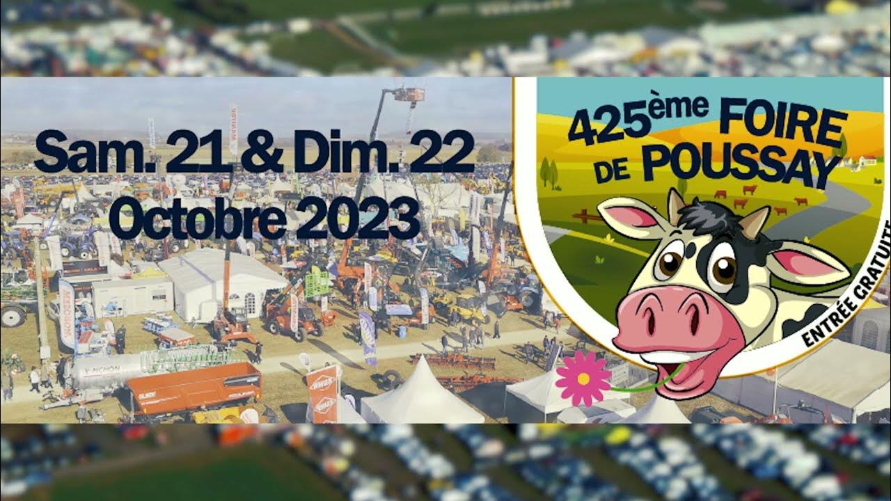 Foire de Poussay 2023 Les 21 et 22 octobre 2023 YouTube