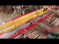 Tredition Fabric Weaving Process By Hand Loom