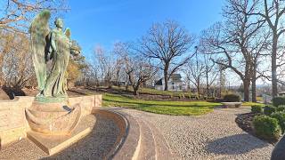 4K Fairview Cemetery Walk | Views, History & the Black Angel | Council Bluffs, Iowa
