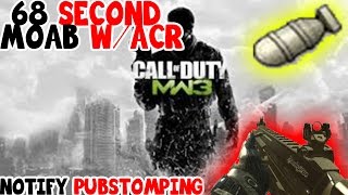 Fast 68 Second "MOAB" w/Gold ACR! (Call of Duty Modern Warfare 3)
