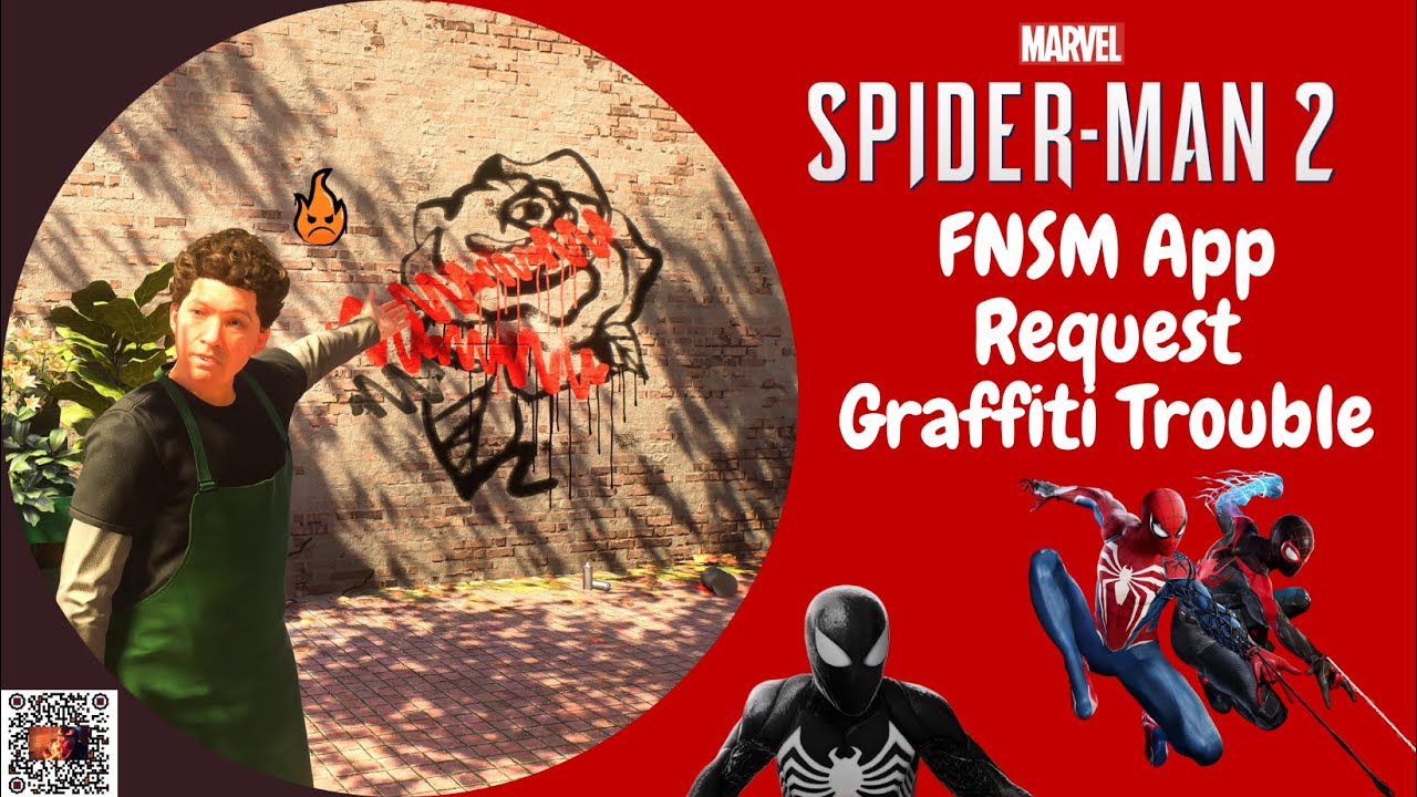 Приложение FNSM запрашивает проблемы с граффити — Marvel’s Spider-Man 2