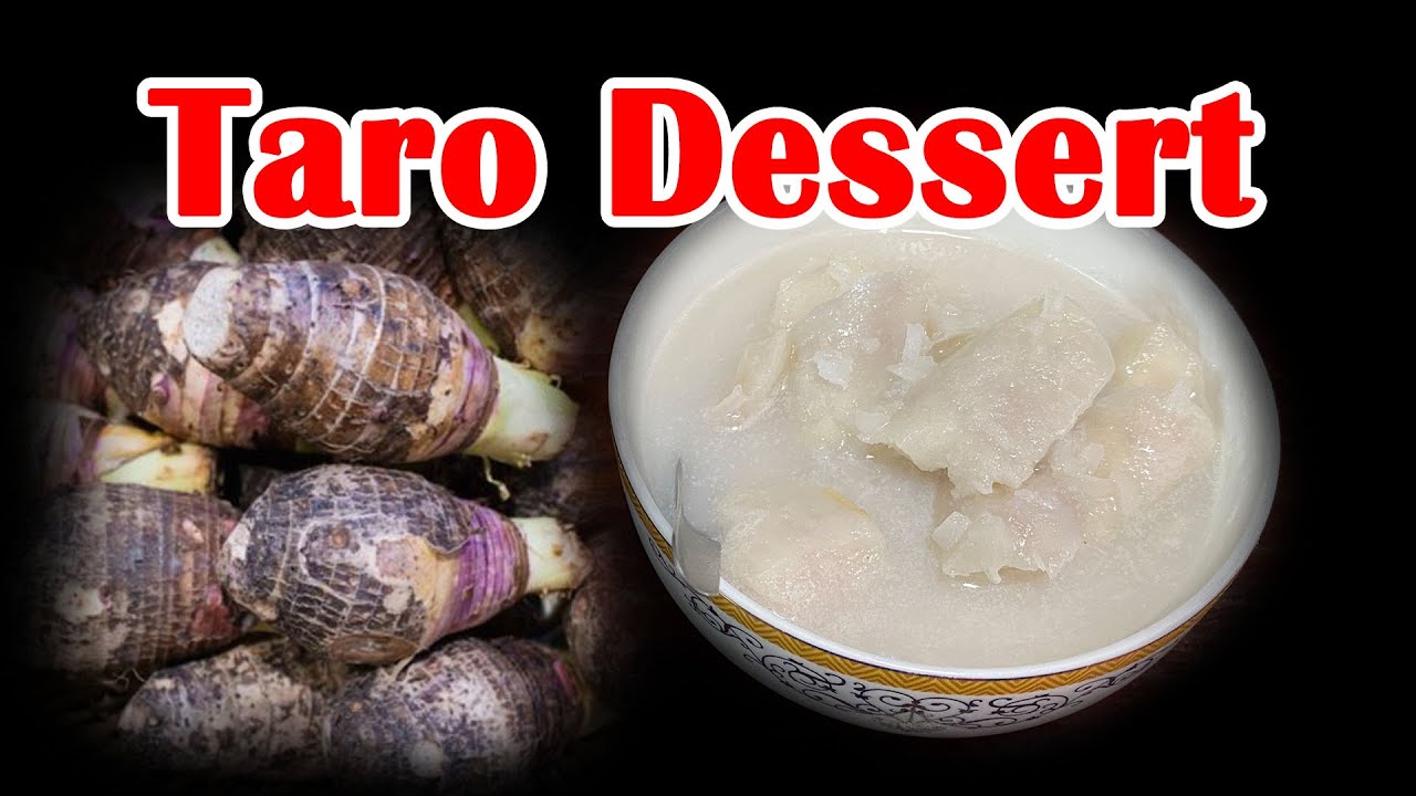 How to make Taro with Coconut Milk Dessert