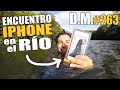 ¡Encontré un IPHONE y una BICICLETA en el FONDO DEL RÍO! **otro más**... - Detección Metálica 263