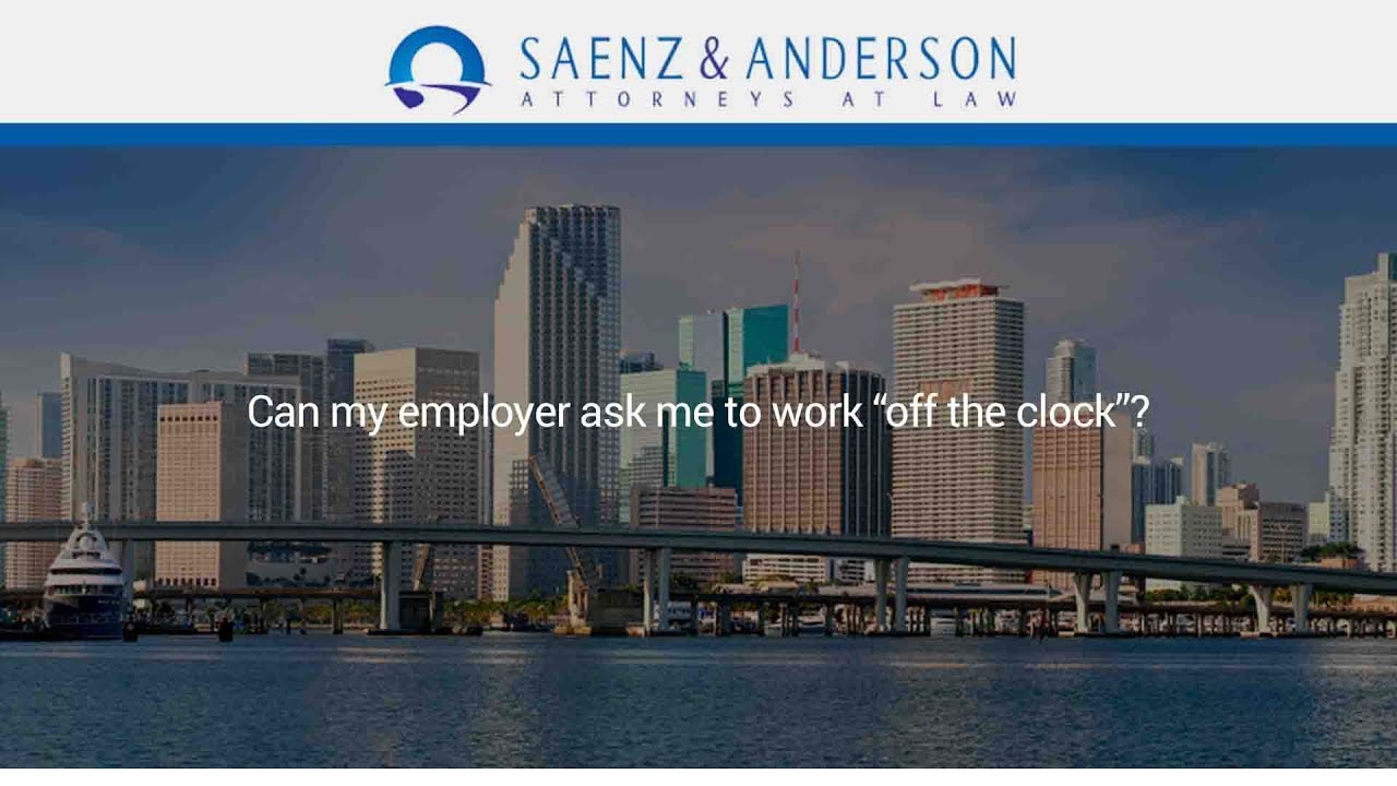 Can my employer ask me to work "off the clock”? YouTube