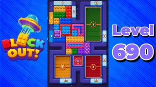 Block Out! Level 690 Solution Walkthrough 