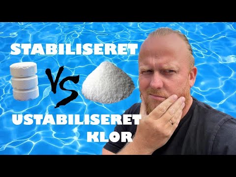 Video: Legger jeg til stabilisator før klor?