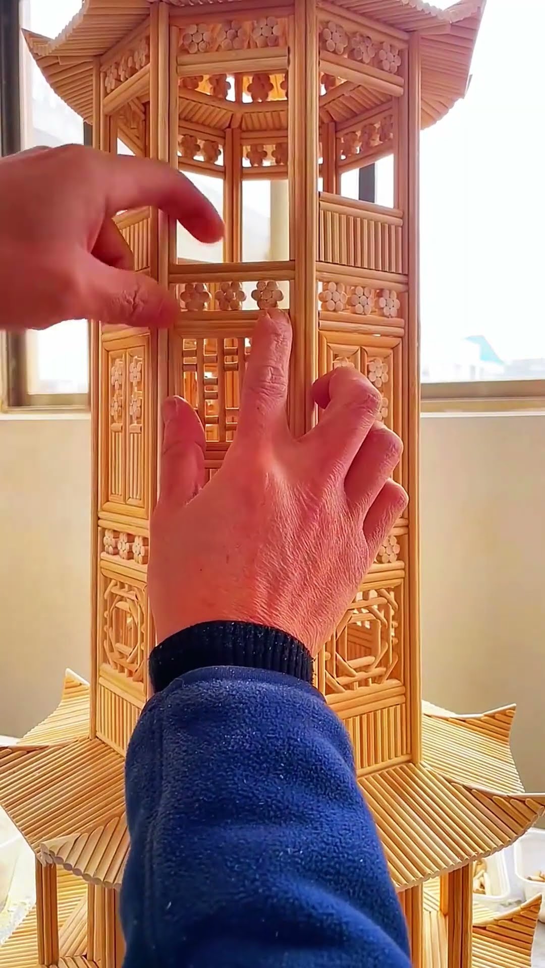 Circle building model making process- Good tools and machinery make work easy