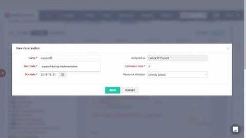 Reservations (new feature of Redmine Resource Management plugin) – Easy Redmine 10